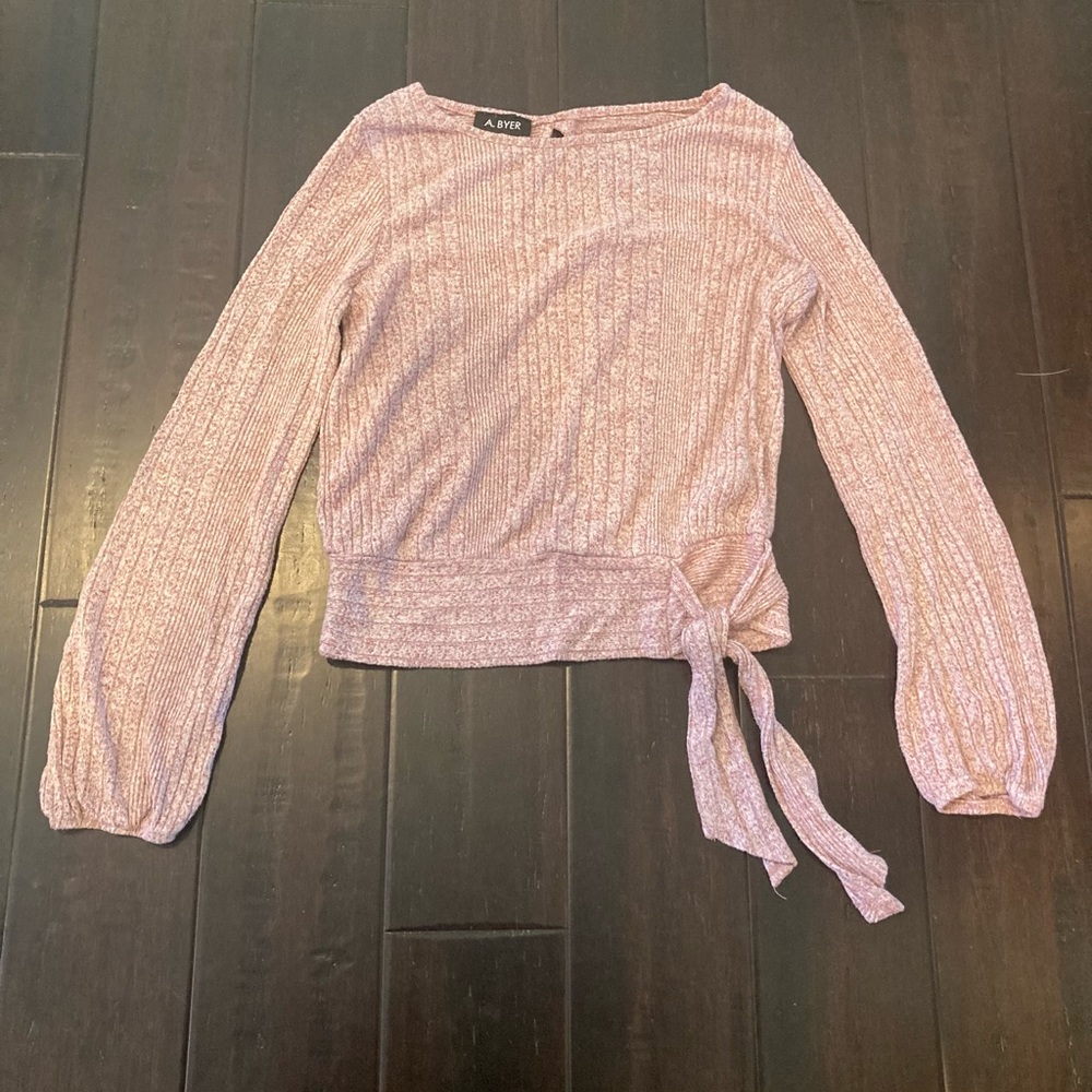 A. Byer baby pink Sweater